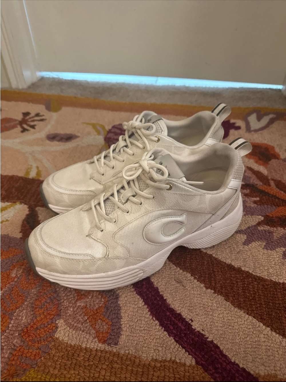 Coach White Shoes - Size 9.5